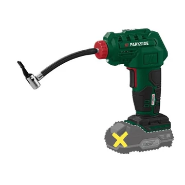 Parkside PAK 20-Li B2 20 V Akkus kompresszor - akku és töltő nélkül - 465778 Parkside PAK 20-Li B2 20 V Akkus kompresszor - akku és töltő nélkül - 465778