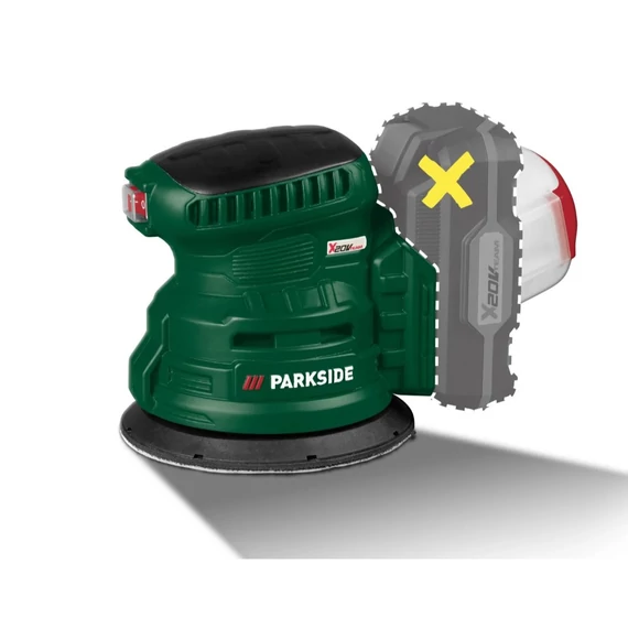 Parkside Akkus excentercsiszoló PAEXSG 20-Li A1 - 456543 - solo