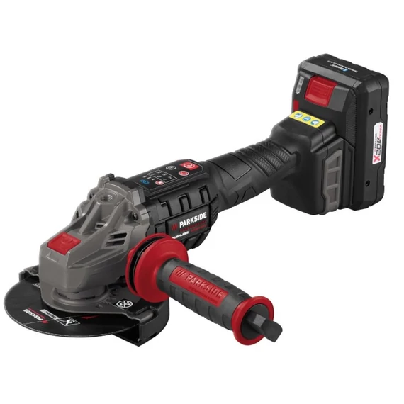 Parkside Performance Akkus sarokcsiszoló 20V - PWSAP 20-Li F6 - Performance AKKUVAL és TÖLTŐVEL